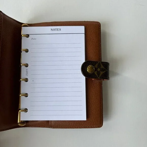 LOUIS VUITTON SMALL RING MONOGRAM AGENDA - Picture 5 of 7